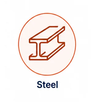 Steel industry icon